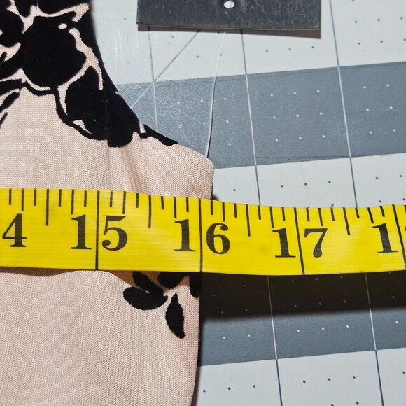 Valentines Elegant Classy En Focus Studio Womens Sleeveless Midi Dress Black Bei - Picture 12 of 16